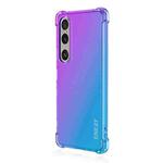 For Sony Xperia 1 VII ENKAY Hat-Prince Gradient Airbag TPU Phone Case(Purple Blue)