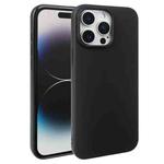 For iPhone 14 Pro Max RCS Single-sided Frosted TPU Phone Case(Black)