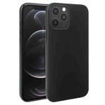 For iPhone 12 / 12 Pro RCS Single-sided Frosted TPU Phone Case(Black)