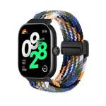For Redmi Watch 5 / Xiaomi Smart Band 9 Pro Magnetic Buckle Loop Braided Watch Band(Denim Color)
