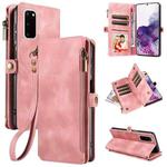 For Samsung Galaxy S20 Fantasy Multifunctional Zipper Wallet Leather Phone Case(Pink)
