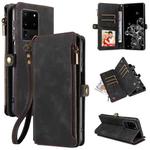 For Samsung Galaxy S20 Ultra Fantasy Multifunctional Zipper Wallet Leather Phone Case(Black)