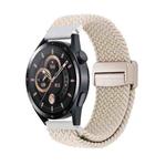 20mm Magnetic Buckle Nylon Braided Watch Band(Starlight Color)