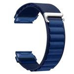For Gamin 22mm Quick Release Nylon Watch Band(Dark Blue)