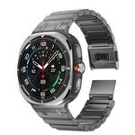 For Samsung Galaxy Watch Ultra 47mm One Bead Titanium Metal Watch Band(Gun Color)