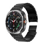 For Samsung Galaxy Watch Ultra 47mm One Bead Titanium Metal Watch Band(Black)