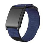 For WHOOP 4.0 Two Sections Hook And Loop Fastener Nylon Watch Band(Blue)