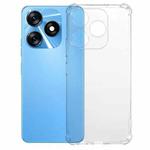 For Tecno Spark 10 / 10C 4G Kalebol 1.5mm Four-Corner Airbags Shockproof Transparency TPU Phone Case