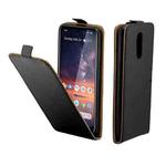 Business Style Vertical Flip TPU Leather Case  with Card Slot for Nokia 3.2(black)