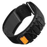 For WHOOP 4.0 Nylon Hook and Loop Fastener Watch Band(Black)