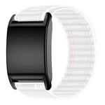 For WHOOP 4.0 Nylon Loop Watch Band(White Pink)