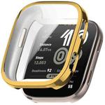 For Amazfit Bip 6 Electroplated TPU Full Coverage Watch Protective Case(Gold)
