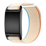 For WHOOP 4.0 Nylon Loop Watch Band(Milk White)