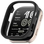 For Amazfit Bip 6 Half Coverage Hollow PC Watch Protective Case(Frosted Black)