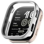 For Amazfit Bip 6 Half Coverage Hollow PC Watch Protective Case(Frosted Silver)