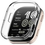 For Amazfit Bip 6 Half Coverage Hollow PC Watch Protective Case(Transparent)