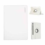 For Samsung Galaxy Tab S10 FE / S9 FE / S9 ENKAY 360 Degree Rotation Litchi Leather Smart Tablet Case(White)
