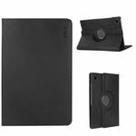 For Samsung Galaxy Tab A9+ 11.0 ENKAY 360 Degree Rotation Litchi Leather Smart Tablet Case(Black)