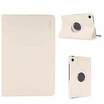 For Samsung Galaxy Tab A9+ 11.0 ENKAY 360 Degree Rotation Litchi Leather Smart Tablet Case(White)