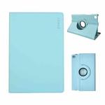 For Samsung Galaxy Tab A7 Lite 8.7 ENKAY 360 Degree Rotation Litchi Leather Smart Tablet Case(Light Blue)