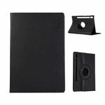 For Samsung Galaxy Tab S10 Ultra / S9 Ultra ENKAY 360 Degree Rotation Litchi Leather Smart Tablet Case(Black)