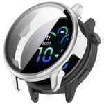 For Garmin Vivoactive 6 Tempered Film Integrated PC Watch Protective Case(Silver)