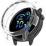 For Garmin Vivoactive 6 Half Package Hollow Protective Watch Case(Transparent)