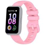 For Keep Band B5  / B4 / B4 Lite Colorful Quick Release Buckle Silicone Watch Band(Pink)