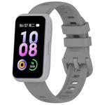 For Keep Band B5  / B4 / B4 Lite Colorful Quick Release Buckle Silicone Watch Band(Gray)