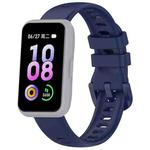For Keep Band B5  / B4 / B4 Lite Colorful Quick Release Buckle Silicone Watch Band(Midnight Blue)