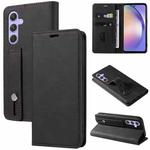 For Samsung Galaxy A54 5G Wristband Magnetic Leather Phone Case(Black)