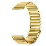 20mm Loop Slingshot Buckle Stainless Steel Watch Band(Gold)