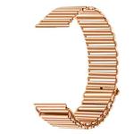 20mm Loop Slingshot Buckle Stainless Steel Watch Band(Rose Gold)