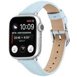 For Apple Watch 42mm / 41mm / 40mm / 38mm Small Waist PU Leather Watch Band(Sky Blue)