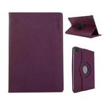 For iPad Air 11 2025 / 2024 / Air 10.9 2022 ENKAY 360 Degree Rotation Litchi Leather Smart Tablet Case(Dark Purple)