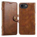 For iPhone 7 / 8 / SE 2022 Suteni Q-03 Oil Wax Magnetic Clasp Leather Phone Case(Brown)