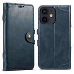 For iPhone 11 Suteni Q-03 Oil Wax Magnetic Clasp Leather Phone Case(Blue)