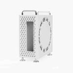 For MAC MINI M4/M4 Pro Computer Case Protective Case(White)