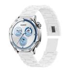 For Samsung Galaxy Watch 7 40mm / 44mm Candy Three Beads Magnetic Buckle Watch Band(White)
