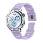 For Samsung Galaxy Watch 7 40mm / 44mm Candy Three Beads Magnetic Buckle Watch Band(Light Purple)
