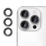 For iPhone 16 Pro Klebol No Flicker Ultra-Thin Individual Camera Lens Tempered Glass Film(Black)