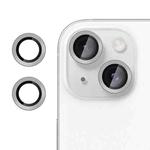 For iPhone 15 Kalebol No Flicker Ultra-Thin Individual Camera Lens Tempered Glass Film(Graphite Gray)