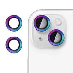 For iPhone 15 Kalebol No Flicker Ultra-Thin Individual Camera Lens Tempered Glass Film(Dazzling Colors)