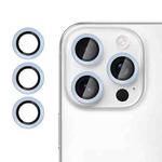 For iPhone 14 Pro Kalebol No Flicker Ultra-Thin Individual Camera Lens Tempered Glass Film(Distant Peak Blue)