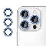 For iPhone 14 Pro Kalebol No Flicker Ultra-Thin Individual Camera Lens Tempered Glass Film(Sea Blue)