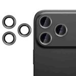 For iPhone 17 Pro Kalebol No Flicker Ultra-Thin Individual Camera Lens Tempered Glass Film(Black)