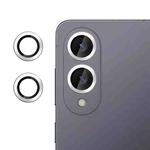 For Samsung Galaxy S25 Edge 5G Klebol No Flicker Ultra-Thin Individual Camera Lens Tempered Glass Film(Silver)