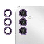 For Samsung Galaxy A14 / A34 Kalebol No Flicker Ultra-Thin Individual Camera Lens Tempered Glass Film(Purple)