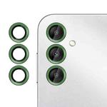 For Samsung Galaxy A14 / A34 Kalebol No Flicker Ultra-Thin Individual Camera Lens Tempered Glass Film(Green)