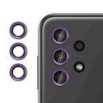 For Samsung Galaxy A13 Kalebol No Flicker Ultra-Thin Individual Camera Lens Tempered Glass Film(Purple)